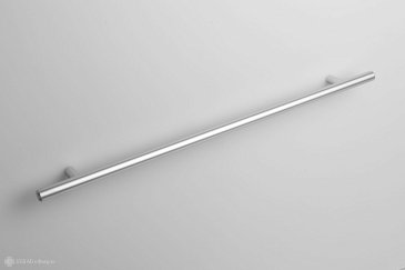 RR002 мебельная ручка-релинг 320 мм сатиновый хром