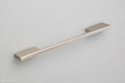 12706 мебельная ручка-скоба 160-192-224 мм никель сатиновый