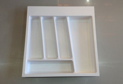 Лоток для столовых приборов Trend II, в ящик 500/450, белый матовый