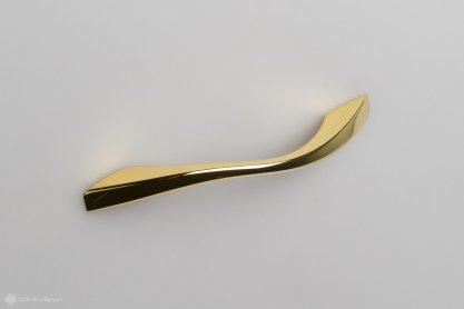 RS032 мебельная ручка-скоба 96 мм золото полированное
