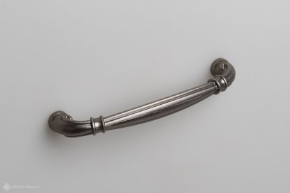 Rebeca мебельная ручка-скоба 128 мм черненный старинный цинк