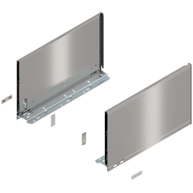 Комплект царг LEGRABOX pure, высота F (421мм), НД=400 мм, нержавеющая сталь