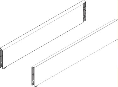 TANDEMBOX, BOXCAP 550мм, бел., комплект