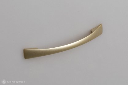 FS046 мебельная ручка-скоба 96 мм матовое золото