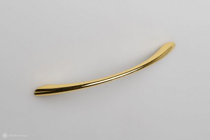 RS028 мебельная ручка-скоба 128 мм золото полированное