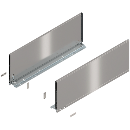 Царги LEGRABOX pure, высота F (241,0 мм), НД=650 мм, комплект, нерж.