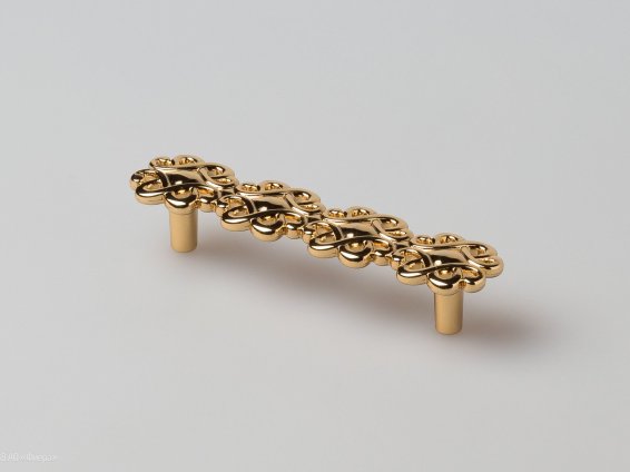 Capriccio мебельная ручка-скоба 96 мм золото