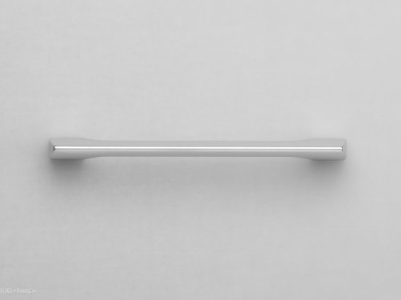FS079 мебельная ручка-скоба 128 мм хром матовый