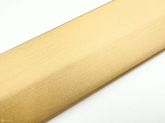 Drop торцевая мебельная ручка 190 мм латунь сатиновая