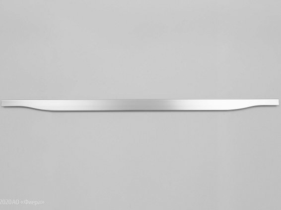 558 торцевая мебельная ручка в размер фасада 897 мм хром