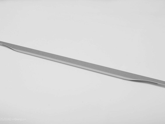 558 торцевая мебельная ручка в размер фасада 897 мм хром