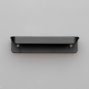 WMN450 торцевая мебельная ручка-профиль 100 мм черный матовый