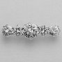WMN731 мебельная ручка-скоба 96 мм полированный хром и кристаллы Swarovski