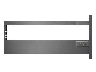 Ящик TANDEMBOX antaro TIP-ON BLUMOTION (высота B 160, глубина 350 мм, до 20 кг), крепление саморез, серый орион