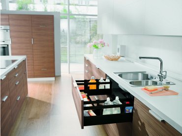 Ящик под мойку TANDEMBOX antaro (224х450), крепление inserta, черн.