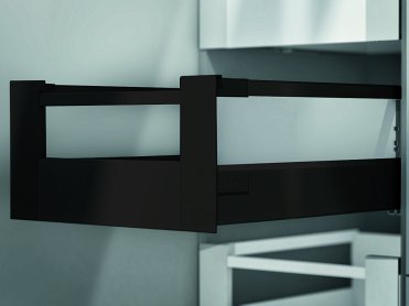 Внутренний ящик TANDEMBOX antaro с TIP-ON BLUMOTION (высота D 224, глубина 350 мм, вес ящика от 10 до 30 кг), черный