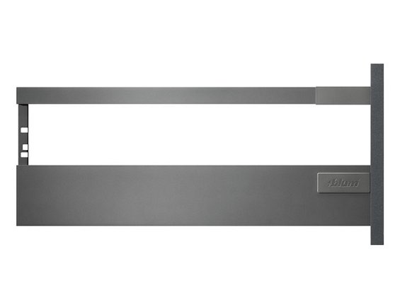 Ящик TANDEMBOX antaro TIP-ON BLUMOTION (высота B 160, глубина 350 мм, до 10-30 кг), крепление саморез, серый орион